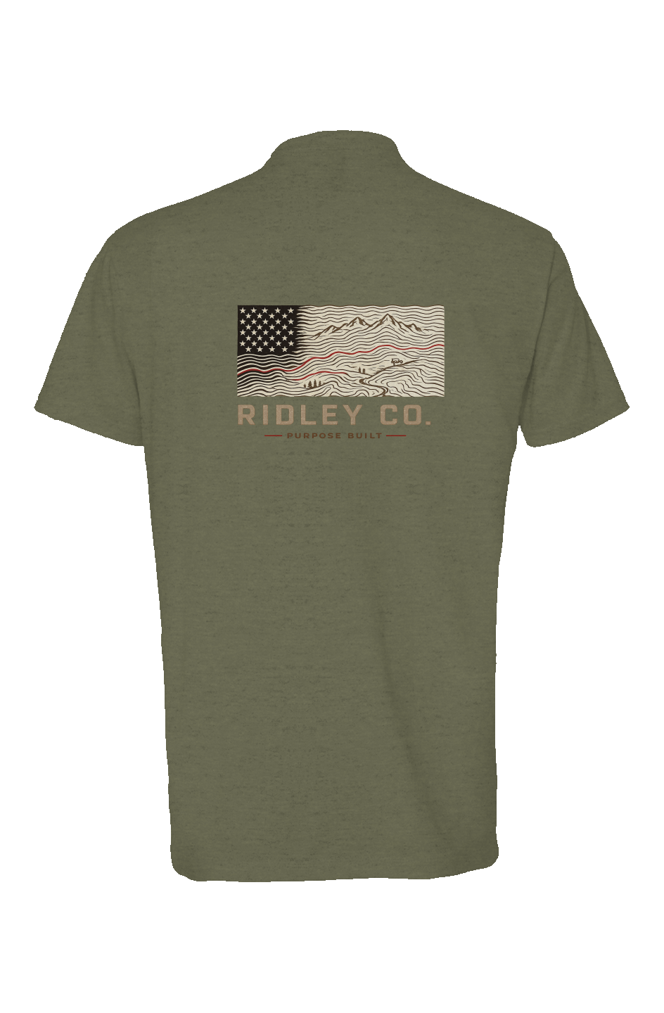 Topography Flag Light Tee