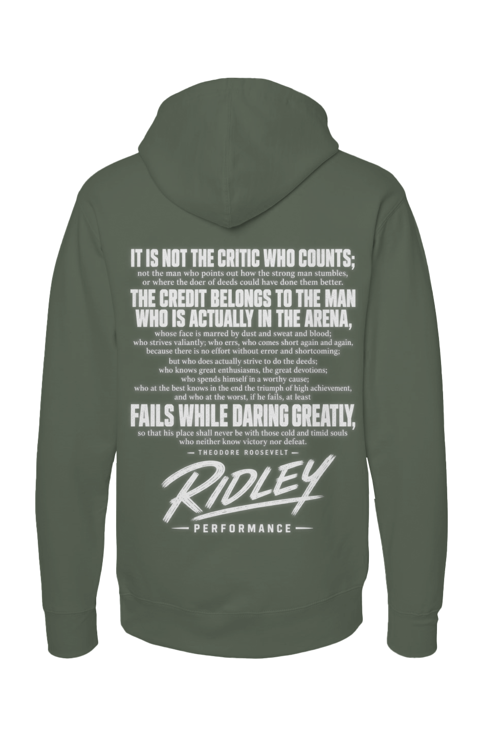 Man in the Arena Hoodie