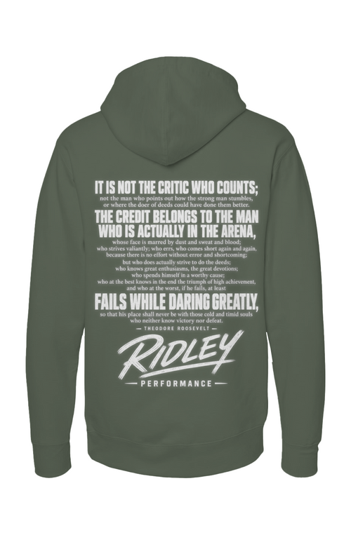 Man in the Arena Hoodie